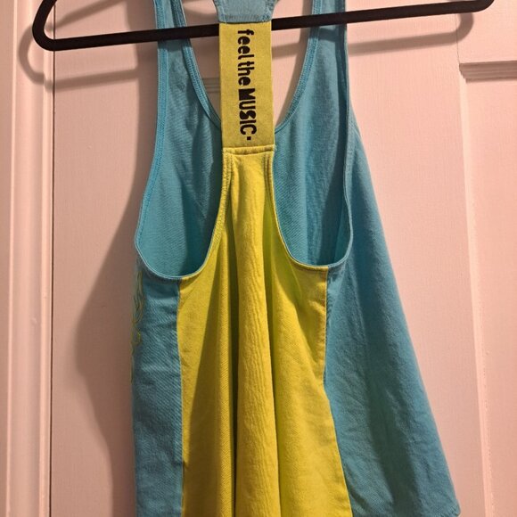 Zumba Tank Top - Sm/Med, Blue - Picture 2 of 3
